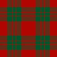 Plaid seamless pattern in red. Check fabric texture. textile print. vector