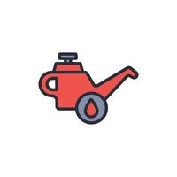 engine oil icon. .Editable stroke.linear style sign for use web design,logo.Symbol illustration. vector