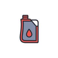 oil icon. .Editable stroke.linear style sign for use web design,logo.Symbol illustration. vector