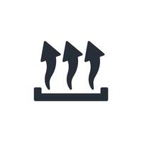 air flow icon. .Editable stroke.linear style sign for use web design,logo.Symbol illustration. vector