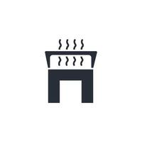 air filter icon. .Editable stroke.linear style sign for use web design,logo.Symbol illustration. vector
