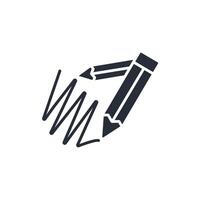 Scribble icon. .Editable stroke.linear style sign for use web design,logo.Symbol illustration. vector