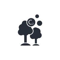 Oxygen icon. .Editable stroke.linear style sign for use web design,logo.Symbol illustration. vector
