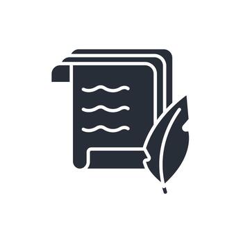 script icon. .Editable stroke.linear style sign for use web design,logo.Symbol illustration. vector