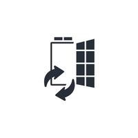 Ventilation icon. .Editable stroke.linear style sign for use web design,logo.Symbol illustration. vector