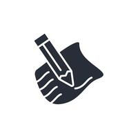 draw icon. .Editable stroke.linear style sign for use web design,logo.Symbol illustration. vector