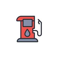 fuel tank icon. .Editable stroke.linear style sign for use web design,logo.Symbol illustration. vector
