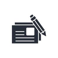 Pen icon. .Editable stroke.linear style sign for use web design,logo.Symbol illustration. vector