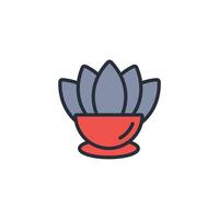 spa icon. .Editable stroke.linear style sign for use web design,logo.Symbol illustration. vector