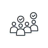 relationship icon. .Editable stroke.linear style sign for use web design,logo.Symbol illustration. vector