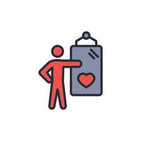 self care icon. .Editable stroke.linear style sign for use web design,logo.Symbol illustration. vector