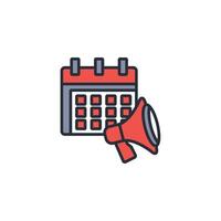 event icon. .Editable stroke.linear style sign for use web design,logo.Symbol illustration. vector