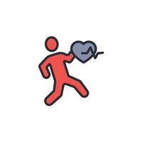 exercise icon. .Editable stroke.linear style sign for use web design,logo.Symbol illustration. vector