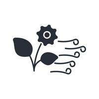 Spring icon. .Editable stroke.linear style sign for use web design,logo.Symbol illustration. vector
