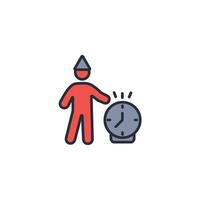 countdown icon. .Editable stroke.linear style sign for use web design,logo.Symbol illustration vector