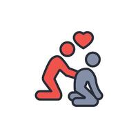 Massage icon. .Editable stroke.linear style sign for use web design,logo.Symbol illustration. vector