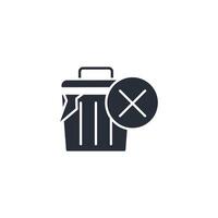 zero waste icon. .Editable stroke.linear style sign for use web design,logo.Symbol illustration. vector