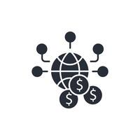 circular economy icon. .Editable stroke.linear style sign for use web design,logo.Symbol illustration. vector