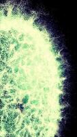 Abstract lighting, dust, particle and glare on a dark background video