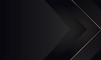 Abstract black arrow direction on blank space design modern futuristic background. vector