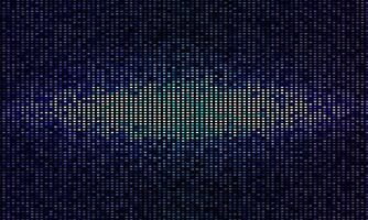 Abstract technology futuristic digital concept square pattern with particles square elements on dark blue background. vector