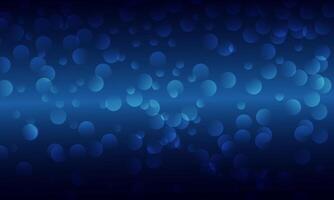 Blue bokeh geometrical abstract background. circle dark blue background. vector