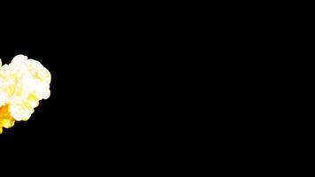 Slow motion 3D animation of an explosion. The file contains an Alpha Channel. video