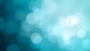 abstract blue bokeh background with light and dark circles photo