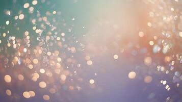 abstract blurred background with bokeh effect photo