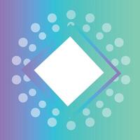 Modern Gradient Background with White Frame vector
