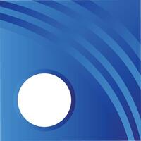 Bule Abstract Background with White circle vector