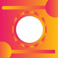Orange and Red Gradient Background vector
