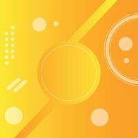 Modern gradient orange and yellow abstract banner background design template vector