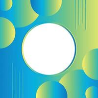 Abstract Background with White Circle Shapes vector