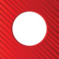 Colorful Red Line Abstract Background with white circle vector