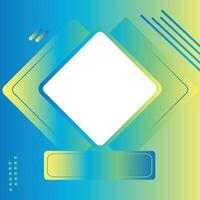 Creative Bule and Green Gradient Background vector