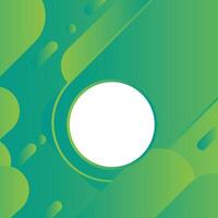 Trendy geometric design - Green abstract background vector