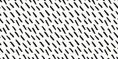 Seamless pattern with hand drawn rain texture. Cute background, doodle brush strokes on white background, small dashes. vector