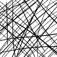 Square hand drawn pattern, pencil black chaotic hatching on white background. Textured crosshatch, scribbles, strokes and lines, sketch. vector