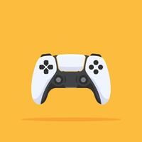 futuristic wireless game controller. illustration of an electronic device for playing with 2 handles vector