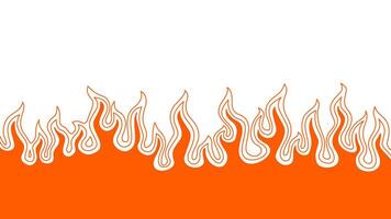 Abstract Fire Background. Abstract flame Background. doodle fire background. Flame Seamless Pattern. Fire flame seamless pattern. vector