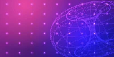 Abstract digital technology futuristic circuit background. big data and data science. banner of ai circuit, tech data. vector