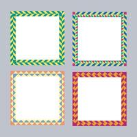 Colorful painting rectangle frame set, blank picture frame mockup, realistic frames for paintings, set of frame and black round ink stains, lines and Drips Black ink splatters vector