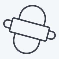 Icon Making. related to Breakfast symbol. line style. simple illustration vector