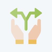 Icon Option. related to Choice symbol. flat style. simple illustration vector