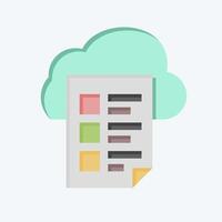 Icon Fire Access. related to Network symbol. flat style. simple illustration vector