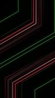 Abstract retro cyber laser digital colorful with glowing neon lights technology background. video