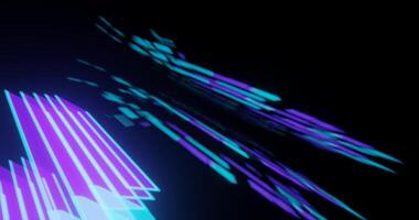 a vibrant abstract motion graphics loop blur 3d rendering video