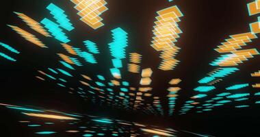 a vibrant abstract motion graphics loop blur 3d rendering video