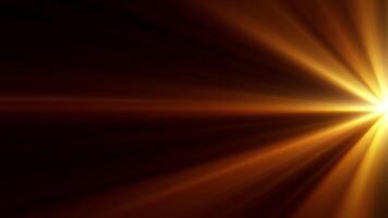 Loop middle ring gold shine rays abstract background video
